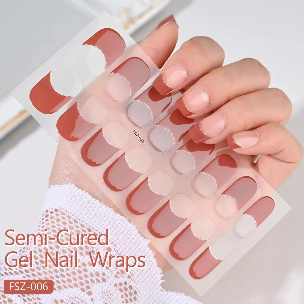 16368 1b-062 Pegatinas de uñas de Gel 16 Pzas