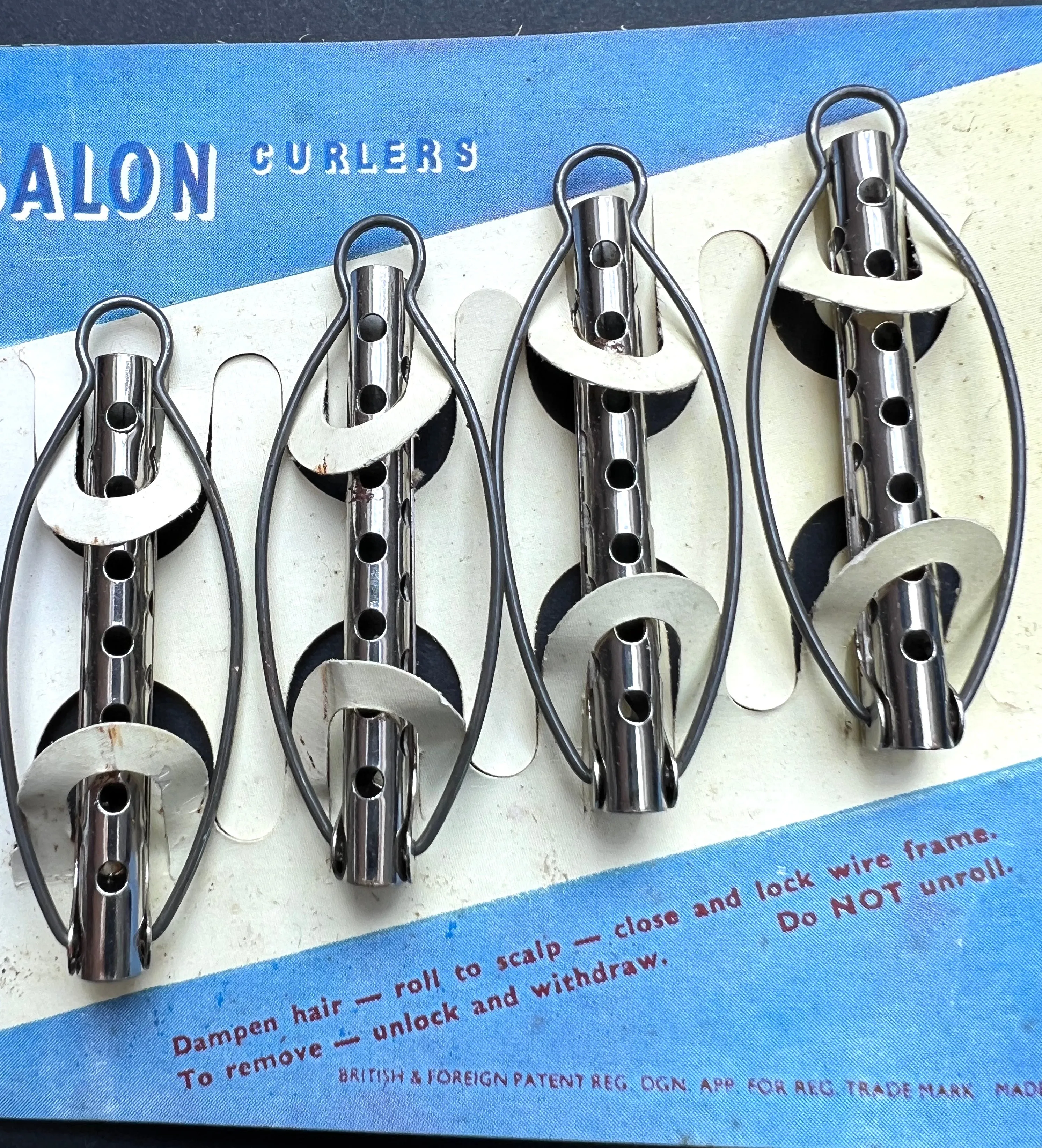 1930's Carola SALON CURLERS "Curl While You Dress"
