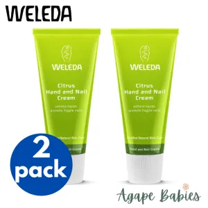[2 Pack] Weleda Citrus Hand and Nail Cream, 50ml