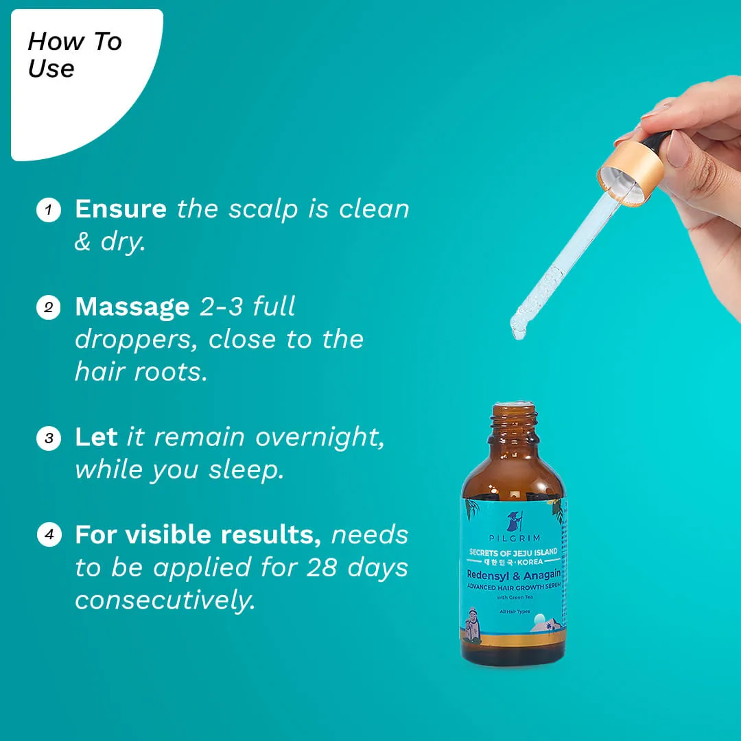 3% Redensyl   4% Anagain Hair Growth Serum for Men
