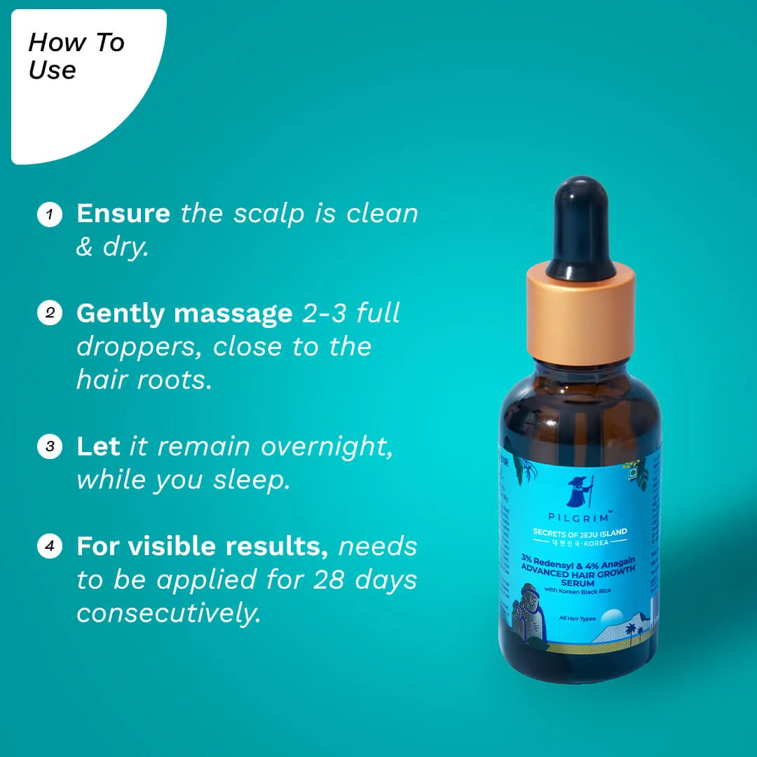 3% Redensyl   4% Anagain Hair Growth Serum for Men