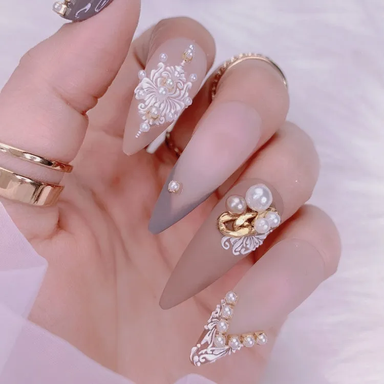 5D Three-dimensional Carved Nail Art Stickers Rose Pattern Embossed Nail Stickers, Stz-5D09, Stz-5D10, Stz-5D11, Stz-5D12, Stz-5D13, Stz-5D14, Stz-5D15, Stz-5D16