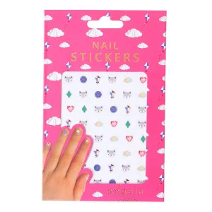 Accessorize London Girl's Cloud Nail Stickers