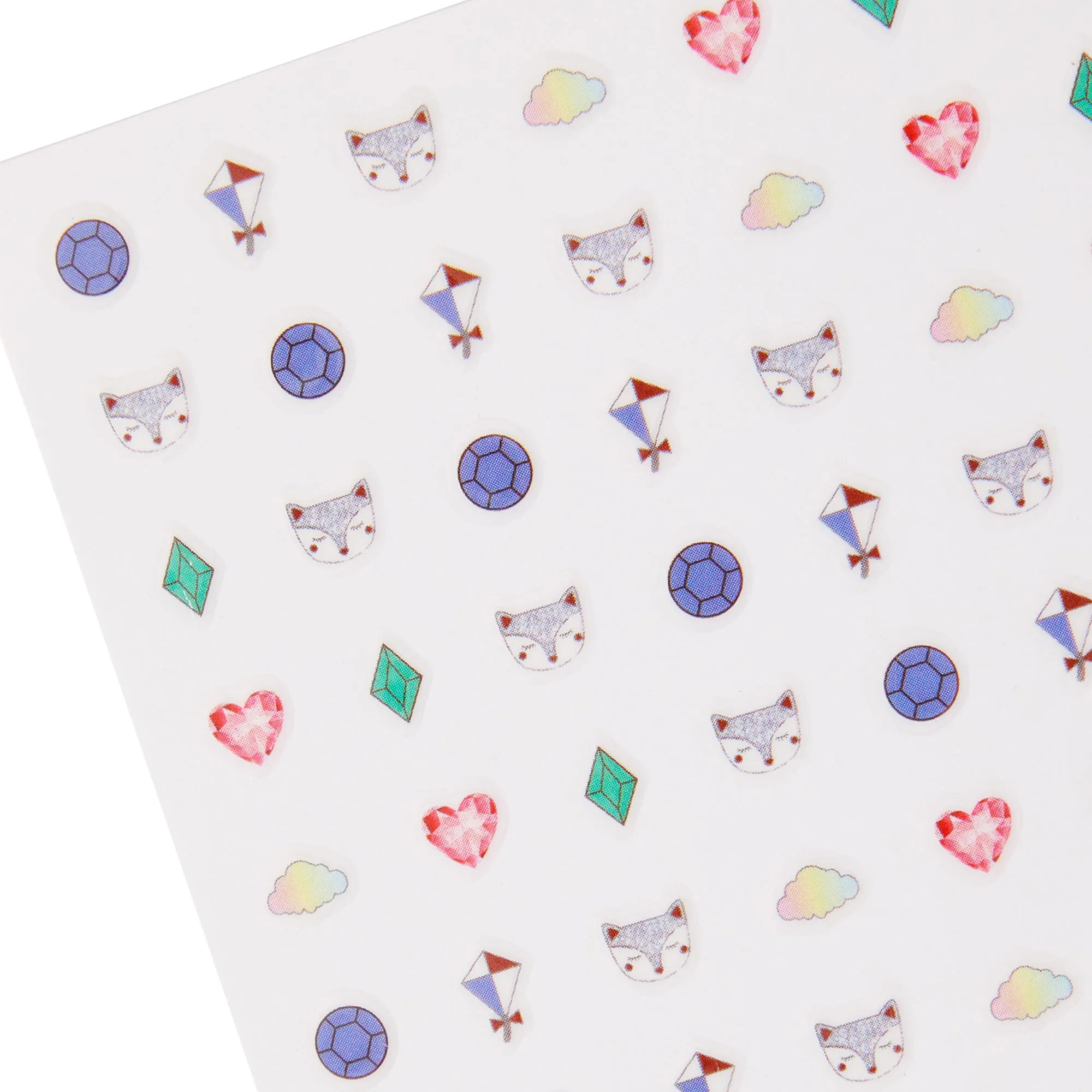 Accessorize London Girl's Cloud Nail Stickers