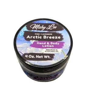 Arctic Breeze 4 Oz - Mishy Lee Beeswax and Avocado Hand & Body Lotion
