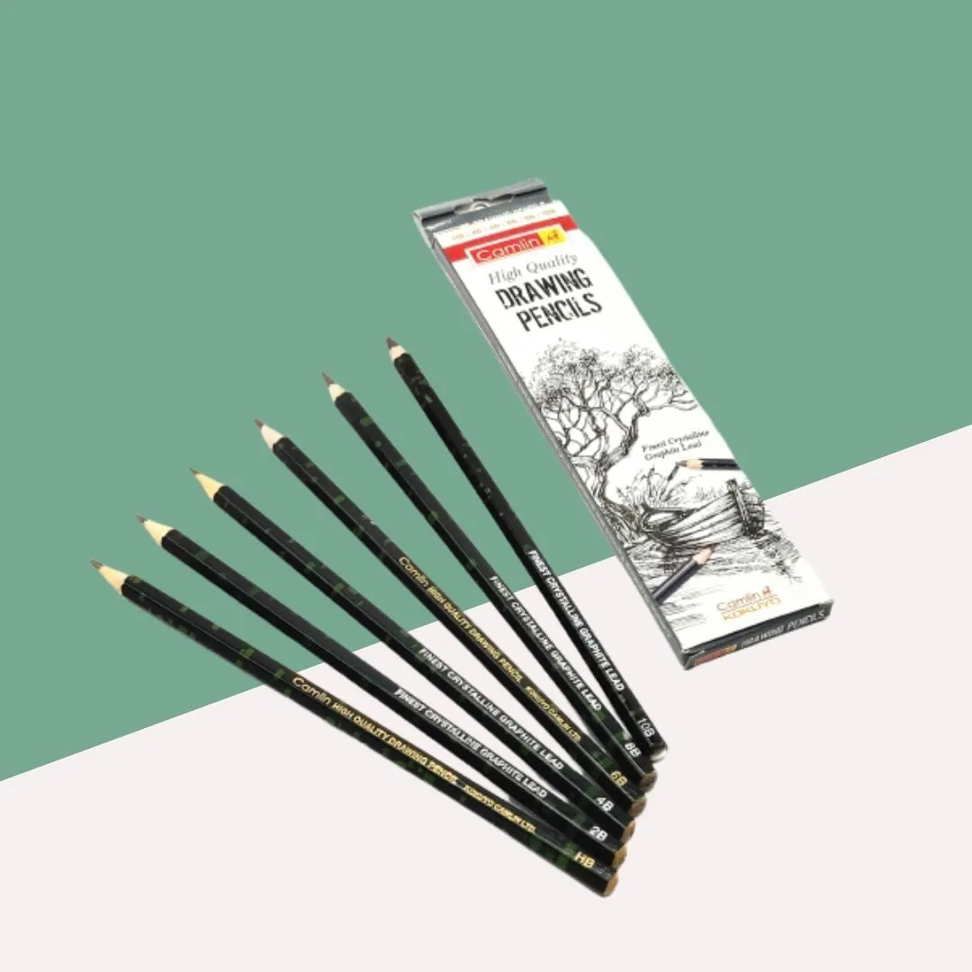 Camlin High Quality Assorted Drawing Pencils ( Pack Of 6 )