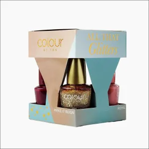 Colour By TBN All That Glitters Nail Polish Cube 4x15ml