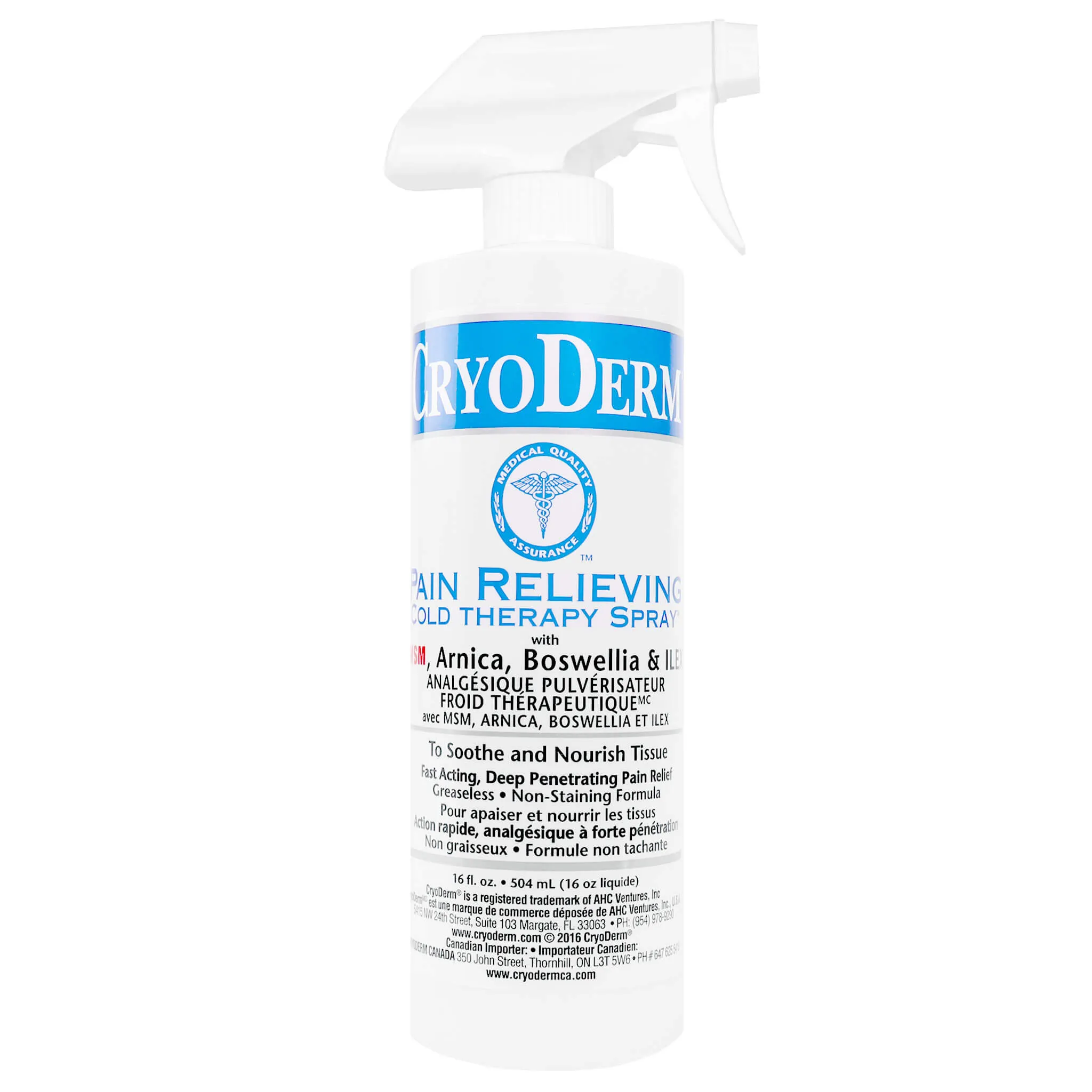 CryoDerm Cold Therapy Spray 16oz
