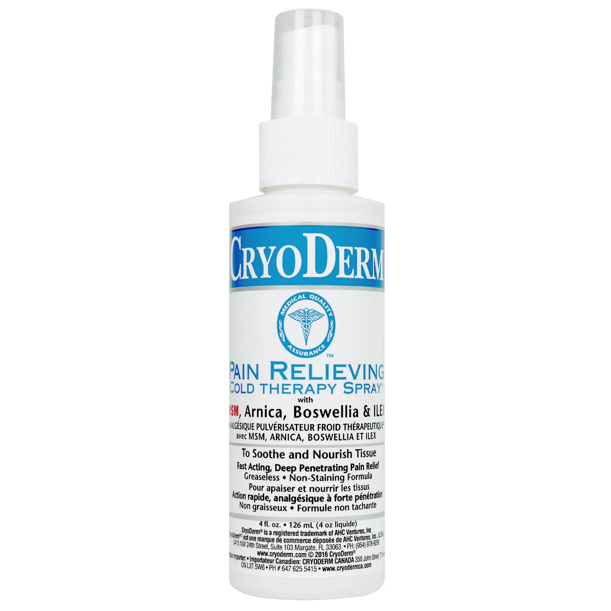 CryoDerm Cold Therapy Spray 4oz