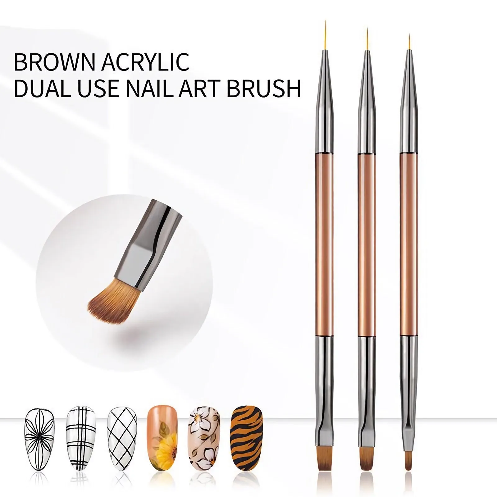 Double Head Nail Art Brush