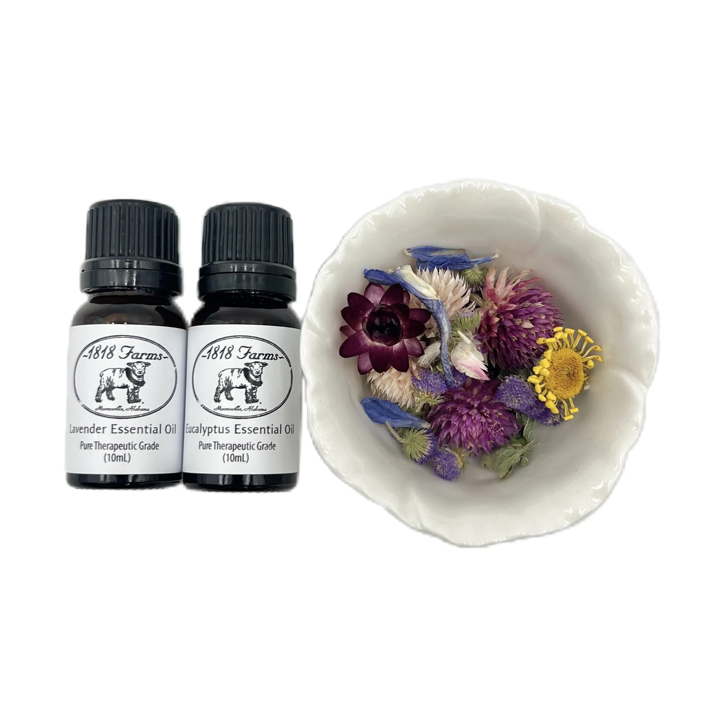 Dried Flower Confetti and Essential Oil Gift Set