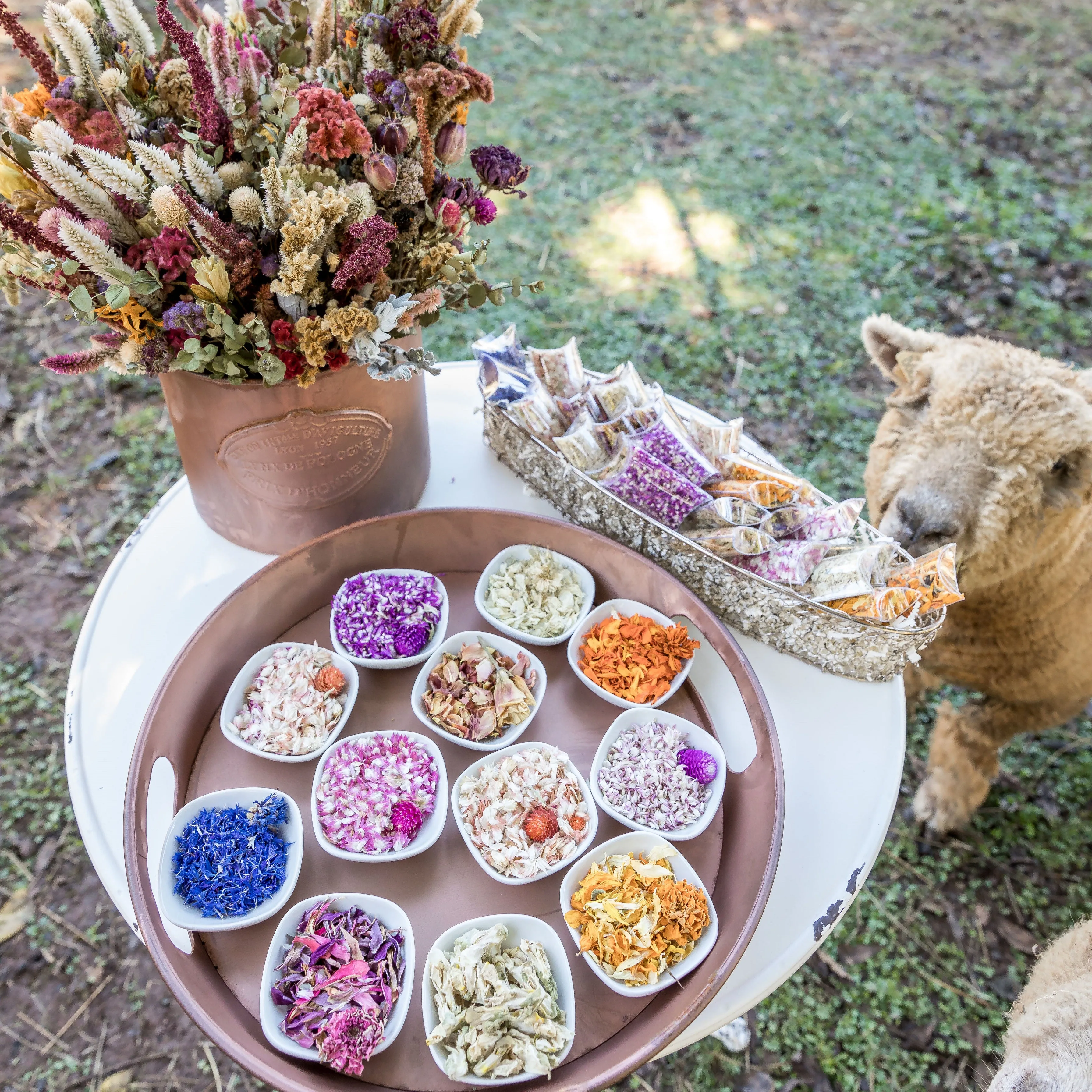 Dried Flower Confetti and Essential Oil Gift Set