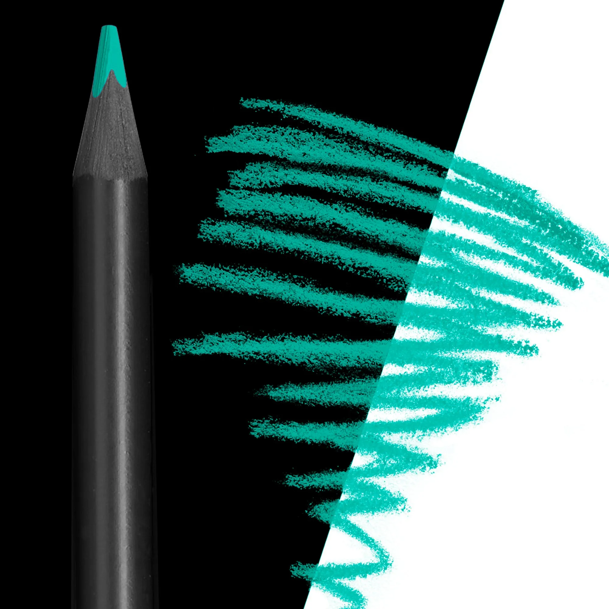 Faber-Castell Black Edition Colour Pencils - Set of 12 Neon and Pastel Colours