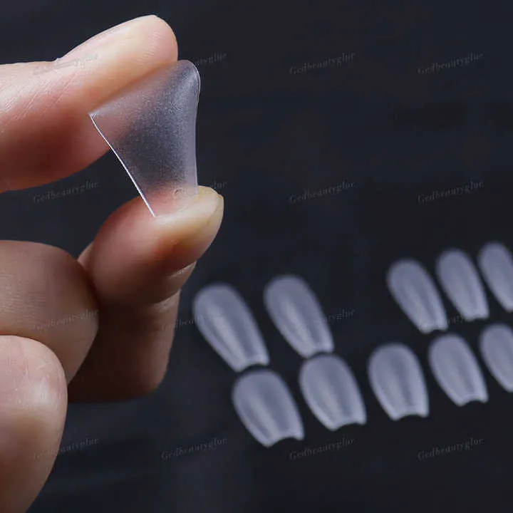 French Acrylic False Nail Tips- أطراف الأظافر