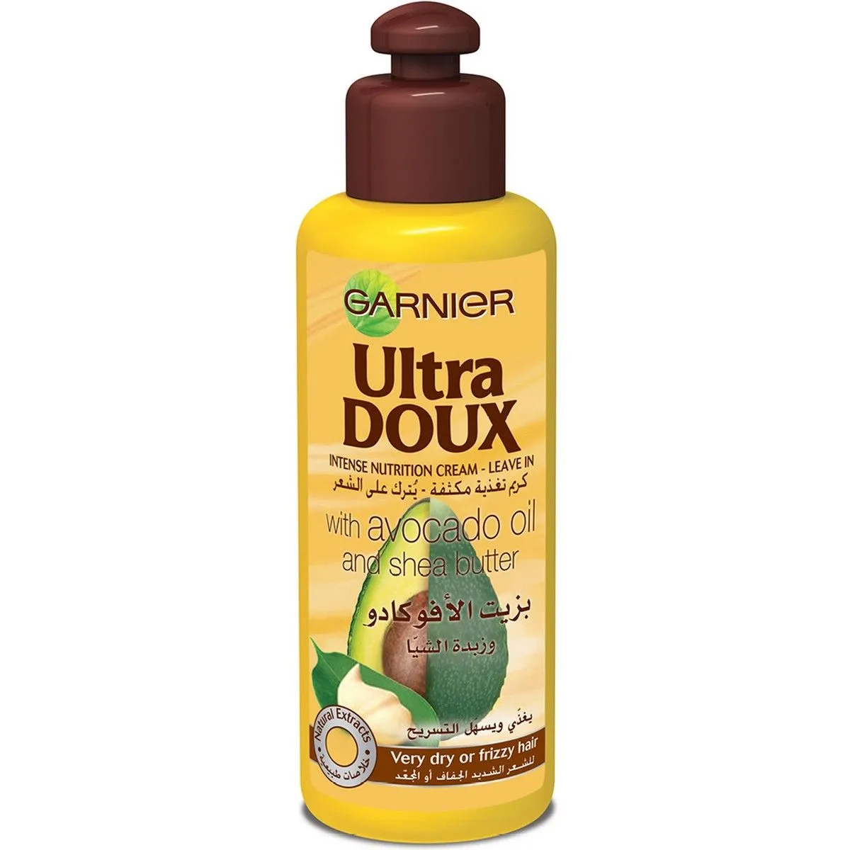 Garnier Ultra Doux Nourishing Blend Of Avocado Oil & Shea Butter To Nourish And Soften Even The Driest, And Frizziest Hair! Leave In Cream 200Ml 200ML