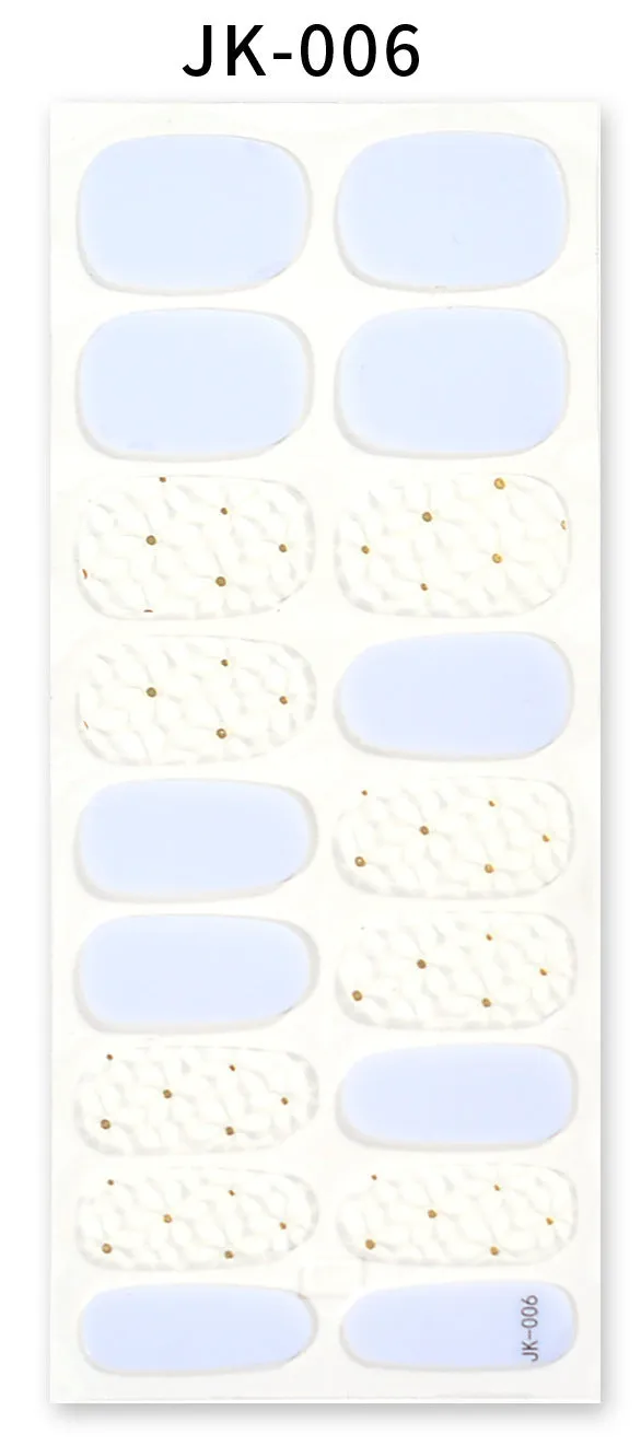 Gel Nail Stickers Bronzing 3D Nail Sticker