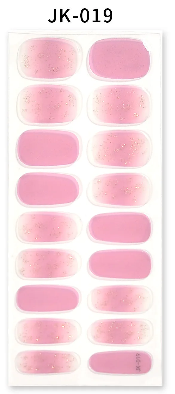 Gel Nail Stickers Bronzing 3D Nail Sticker