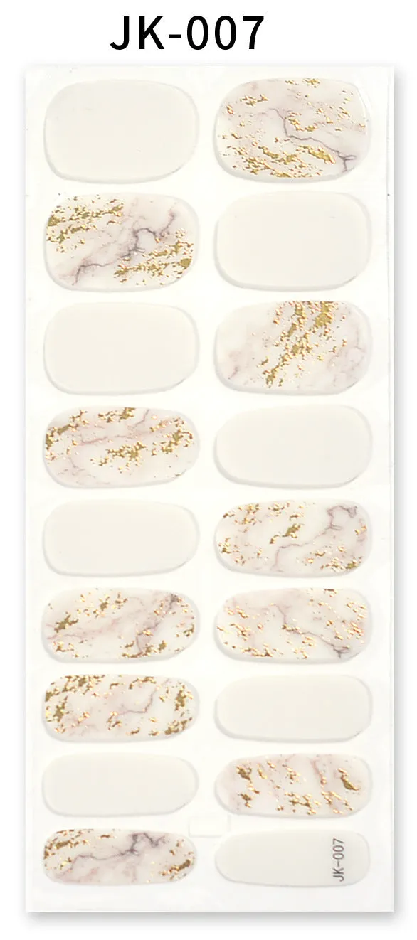 Gel Nail Stickers Bronzing 3D Nail Sticker