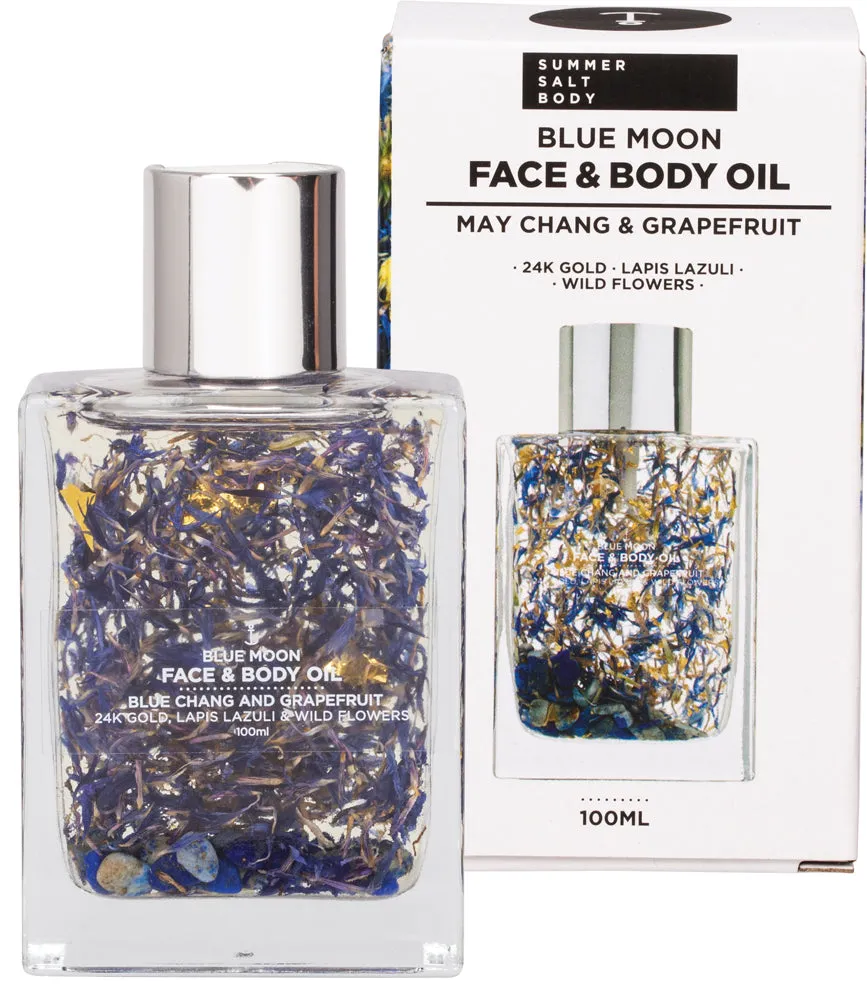 Gold  Blue Moon Face and Body Oil (100ml)