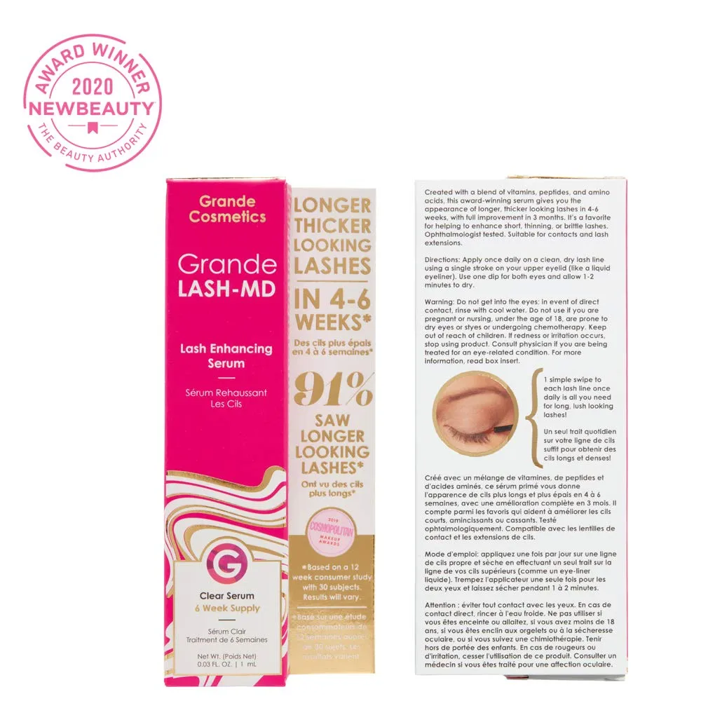 GrandeLASH Lash Enhancing Serum, Jumbo (6 month supply)