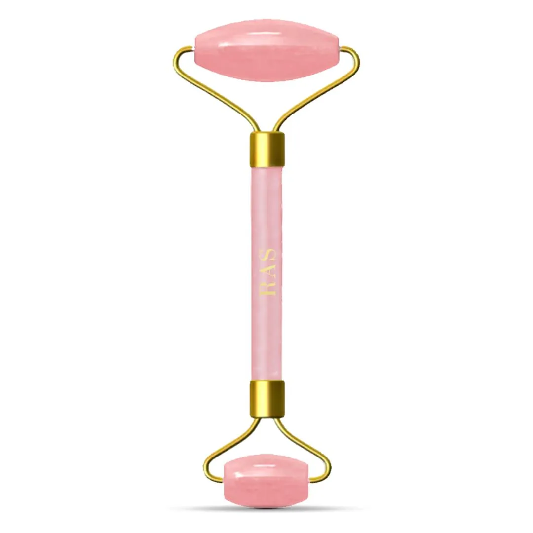 GWP Rose Quartz Face Roller Massage Tool