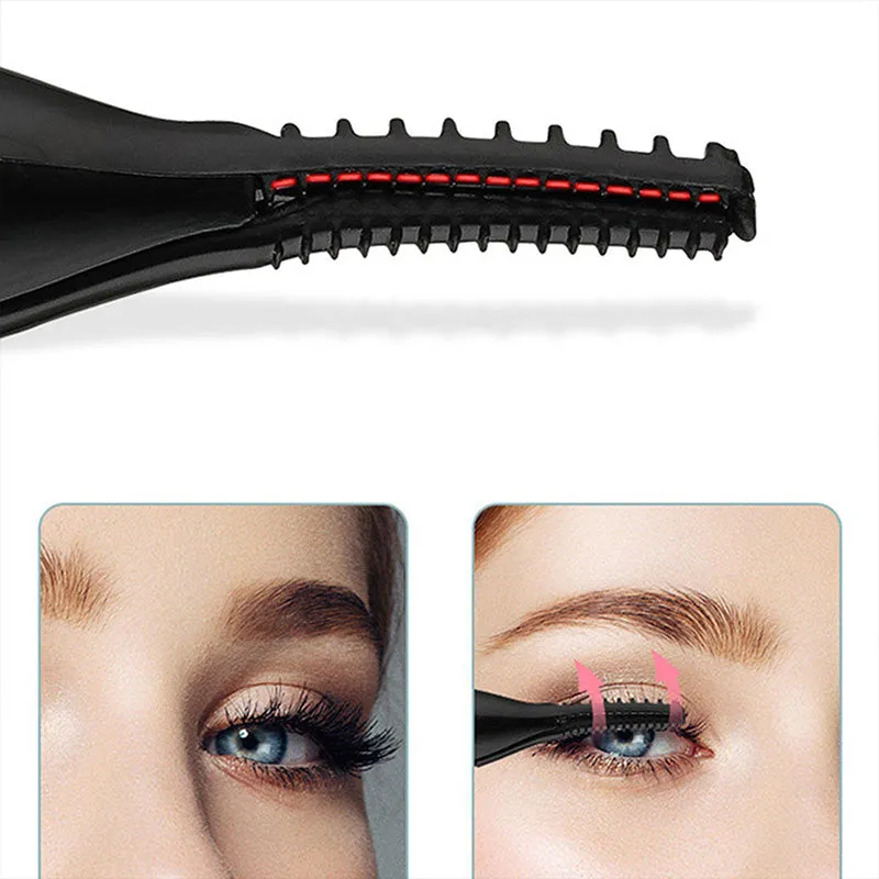 Heated Eyelash Curler for Long Lasting Natural Curling