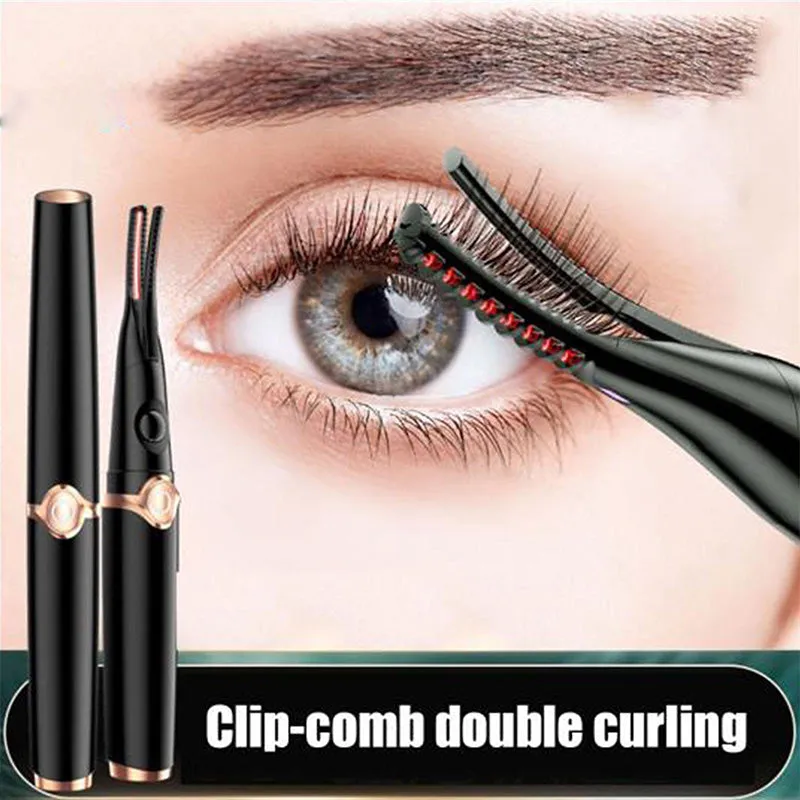 Heated Eyelash Curler for Long Lasting Natural Curling