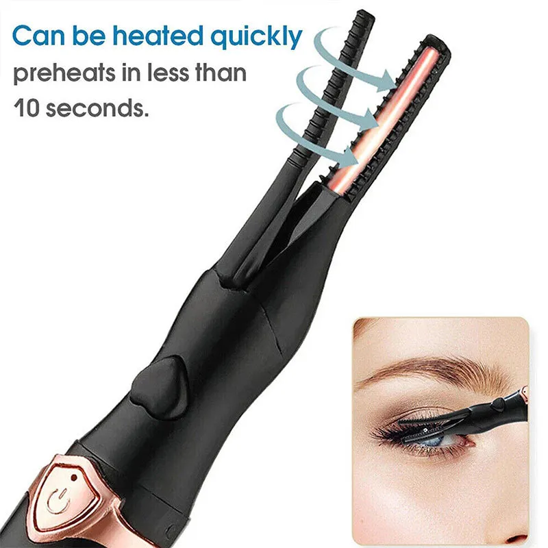 Heated Eyelash Curler for Long Lasting Natural Curling