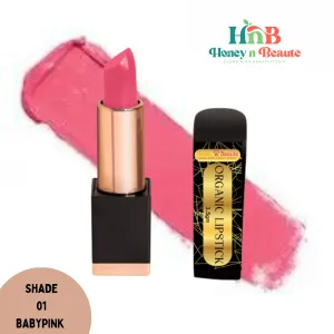 Hi-shine Organic Lipstick - BABY PINK 01