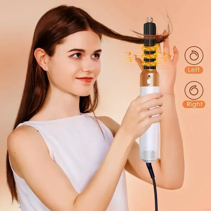 Hot Air Brush 5-in-1 Hair Dryer: Volumize, Style & Dry Fast!