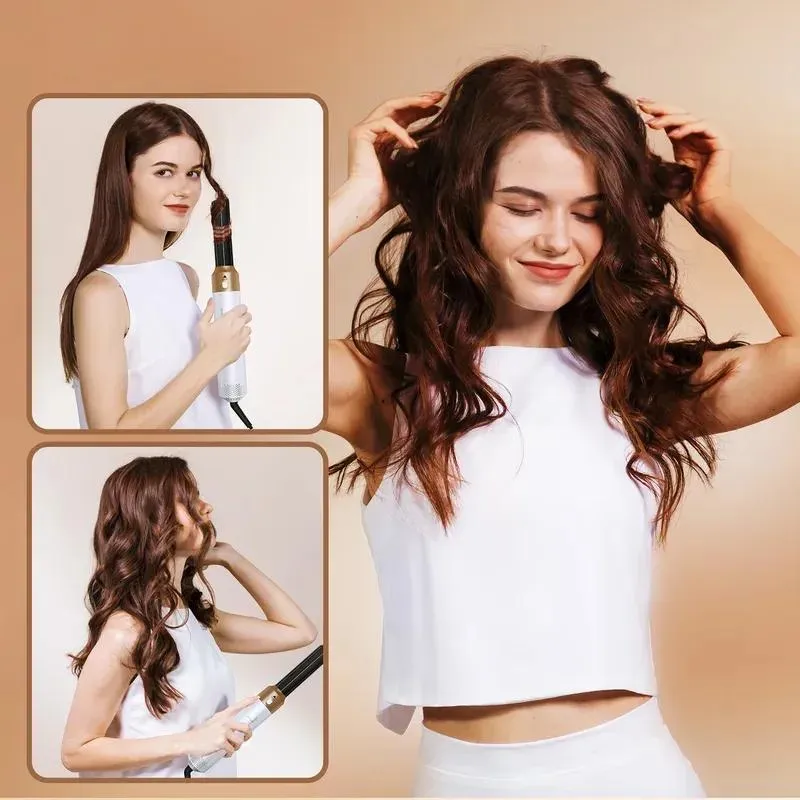 Hot Air Brush 5-in-1 Hair Dryer: Volumize, Style & Dry Fast!