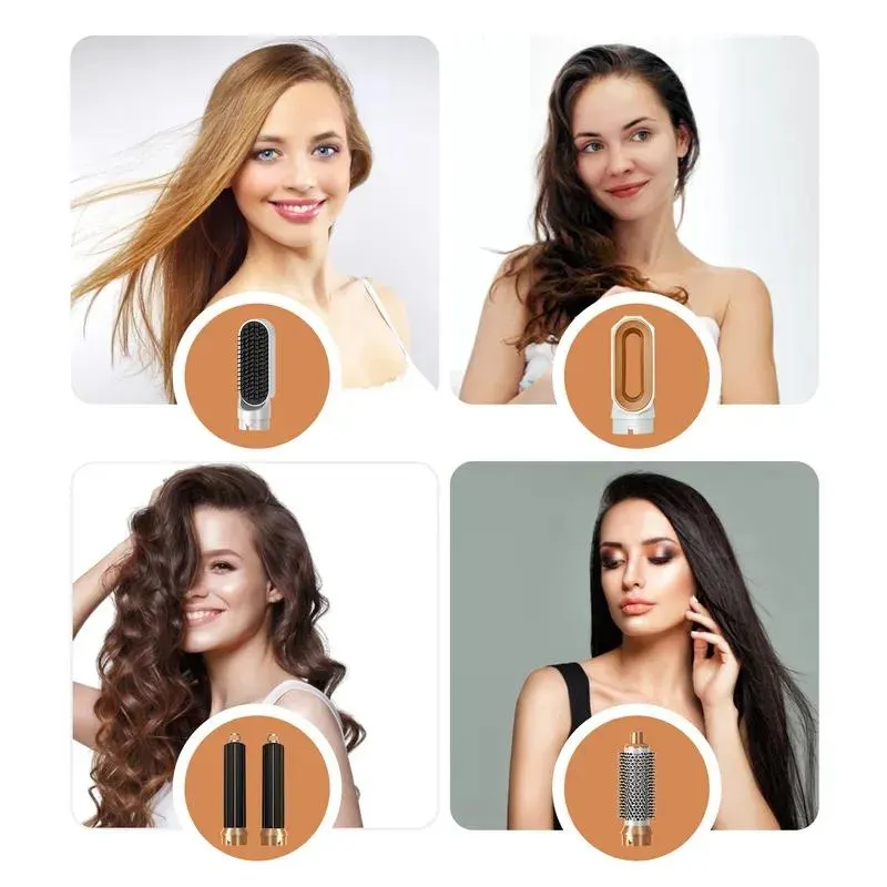 Hot Air Brush 5-in-1 Hair Dryer: Volumize, Style & Dry Fast!