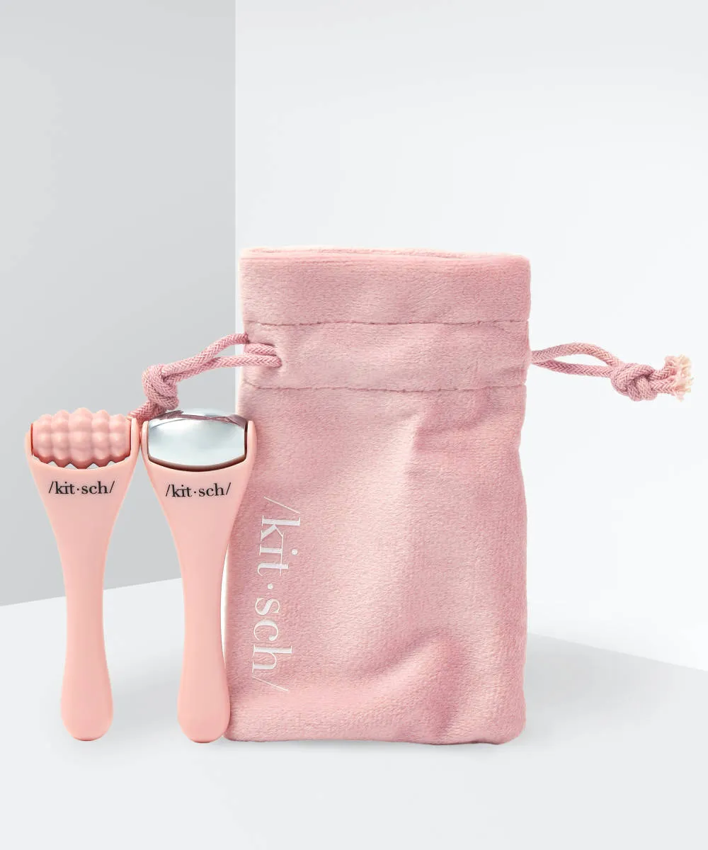 KITSCH MINI EYE & FACE SPA ROLLERS- 2PC SET