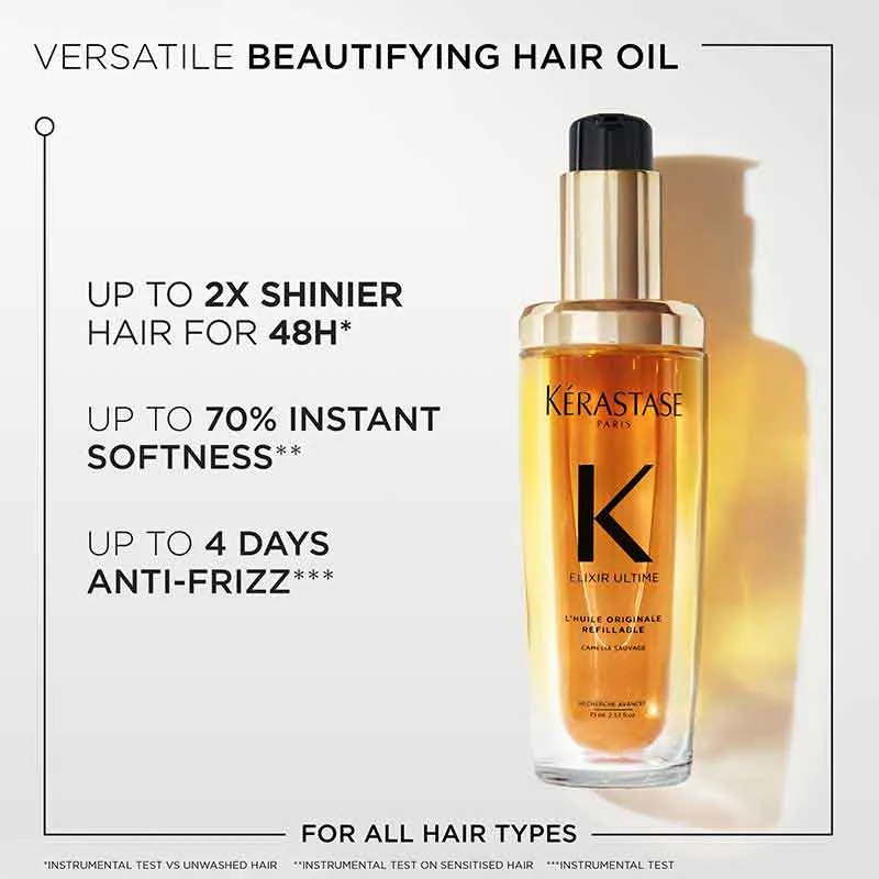 Kérastase Elixir Hair Oil With Heat Protection For Dull Hair