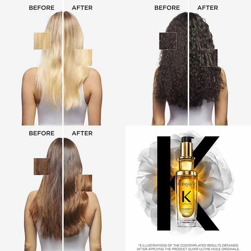 Kérastase Elixir Hair Oil With Heat Protection For Dull Hair