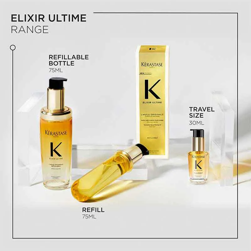 Kérastase Elixir Hair Oil With Heat Protection For Dull Hair