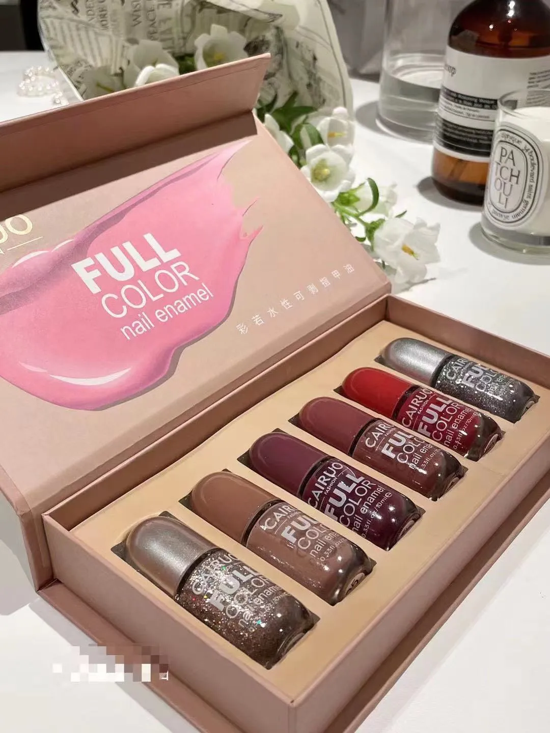Macaron Color Set Water-based Nail Polish Set