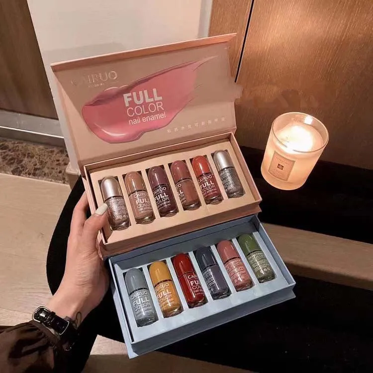 Macaron Color Set Water-based Nail Polish Set