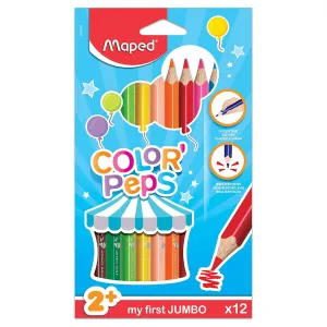 Maped Color'Peps My First Jumbo Colouring Pencils (12 Pack)