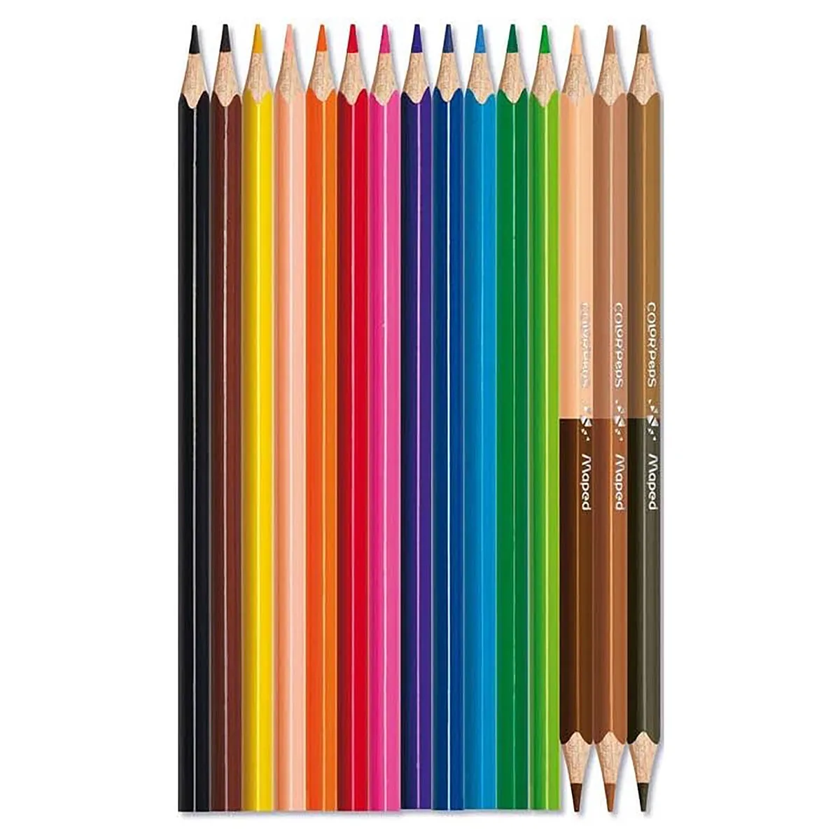 Maped Color'Peps World Colouring Pencils (15 Pack)