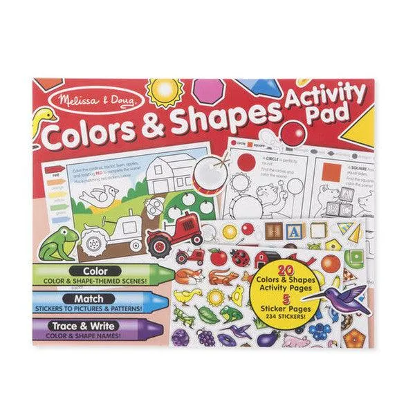 Melissa & Doug Color & Shape Sticker Pad