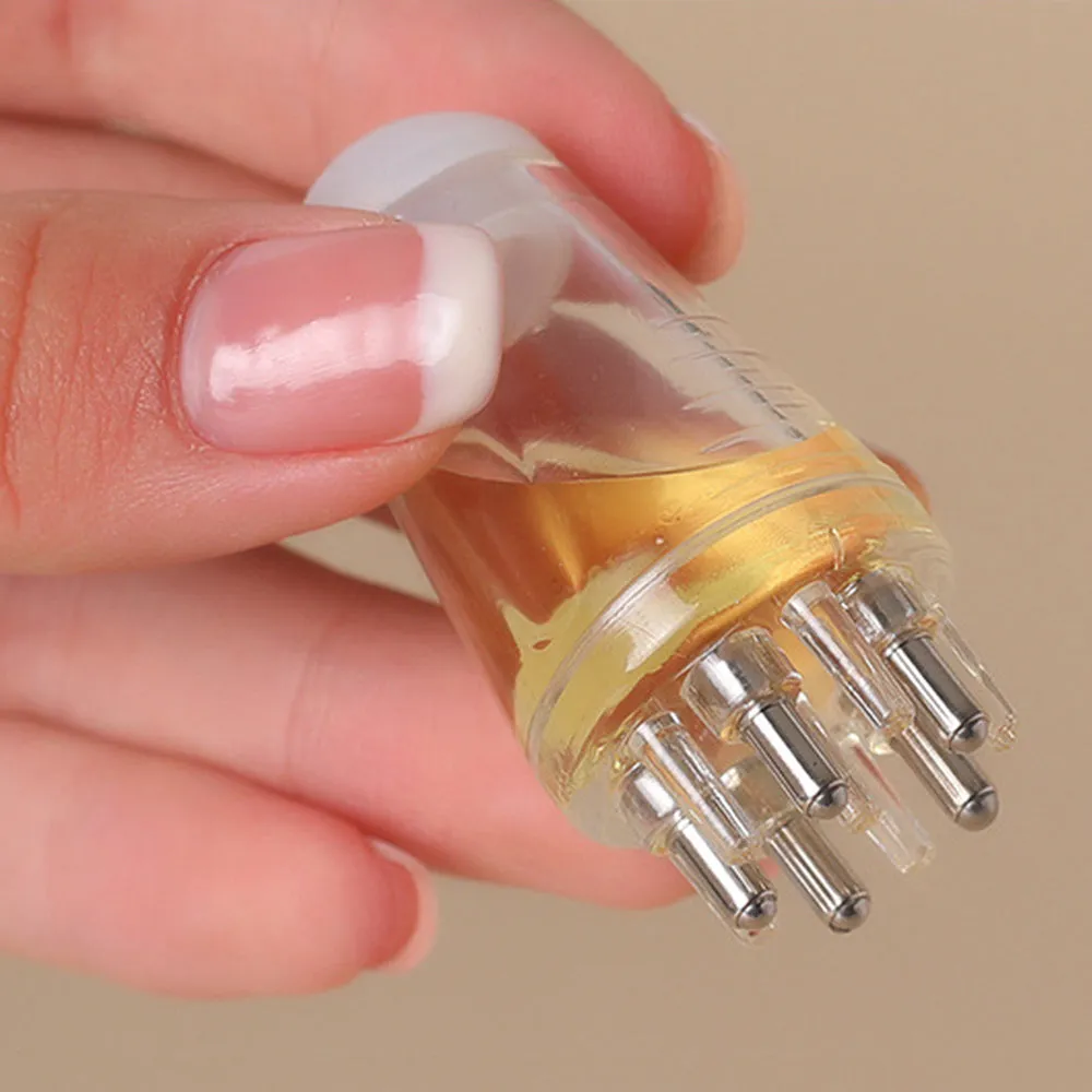 Mini Portable Head Essential Oil Roller Ball Massage Comb