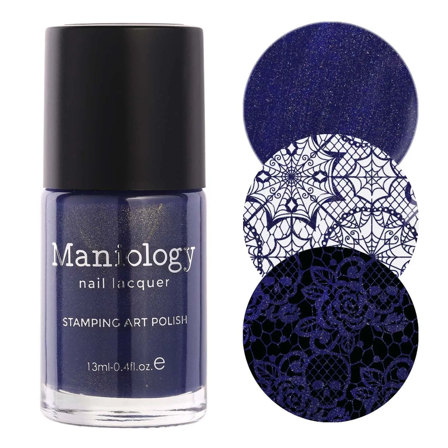 Nightshade: 3-Piece Gold Shimmer Stamping Polish Set