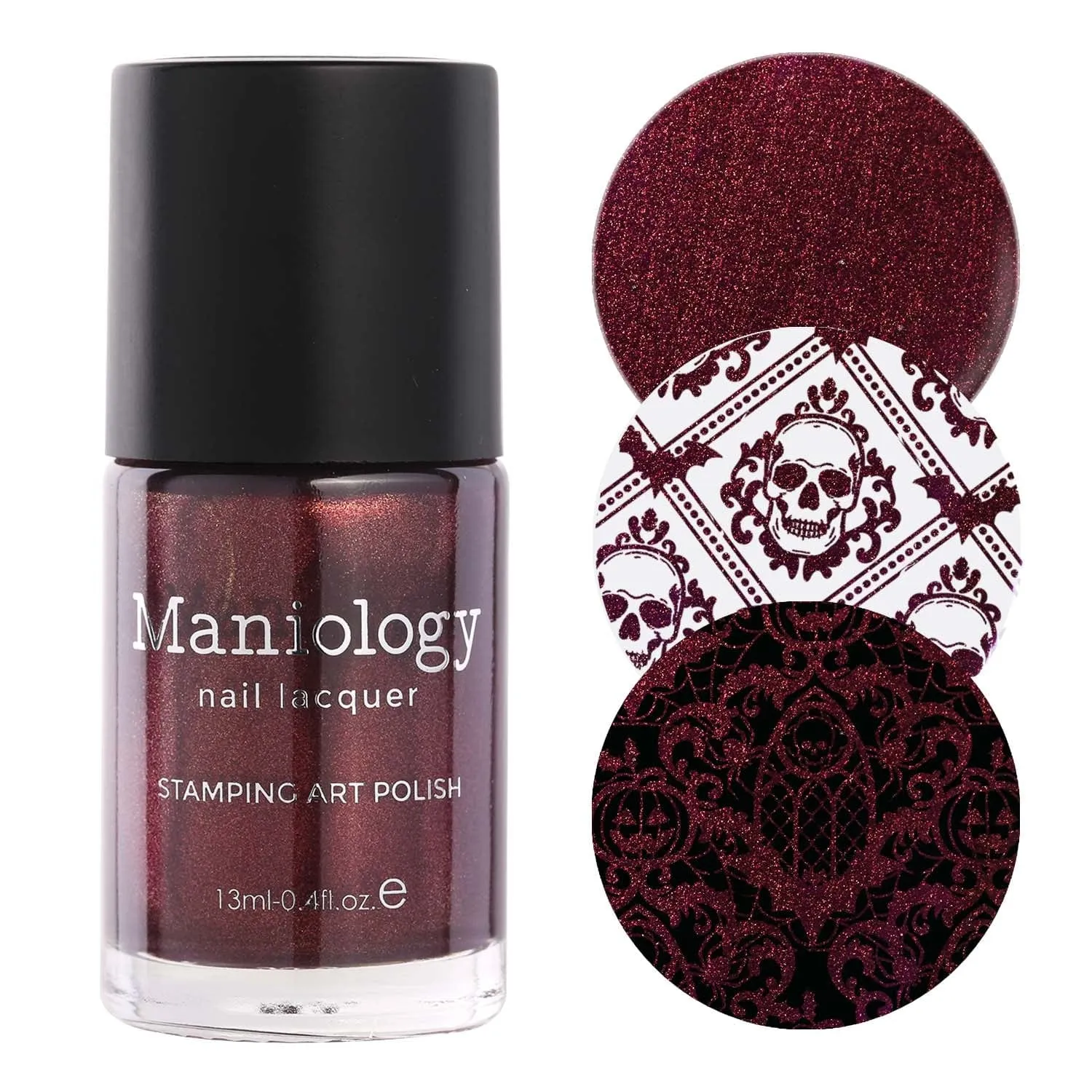 Nightshade: 3-Piece Gold Shimmer Stamping Polish Set