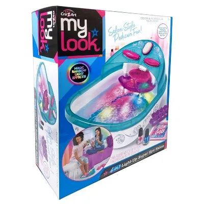 Open Box - MY LOOK 6-in-1 Light-Up Super Spa Salon Activity Kit