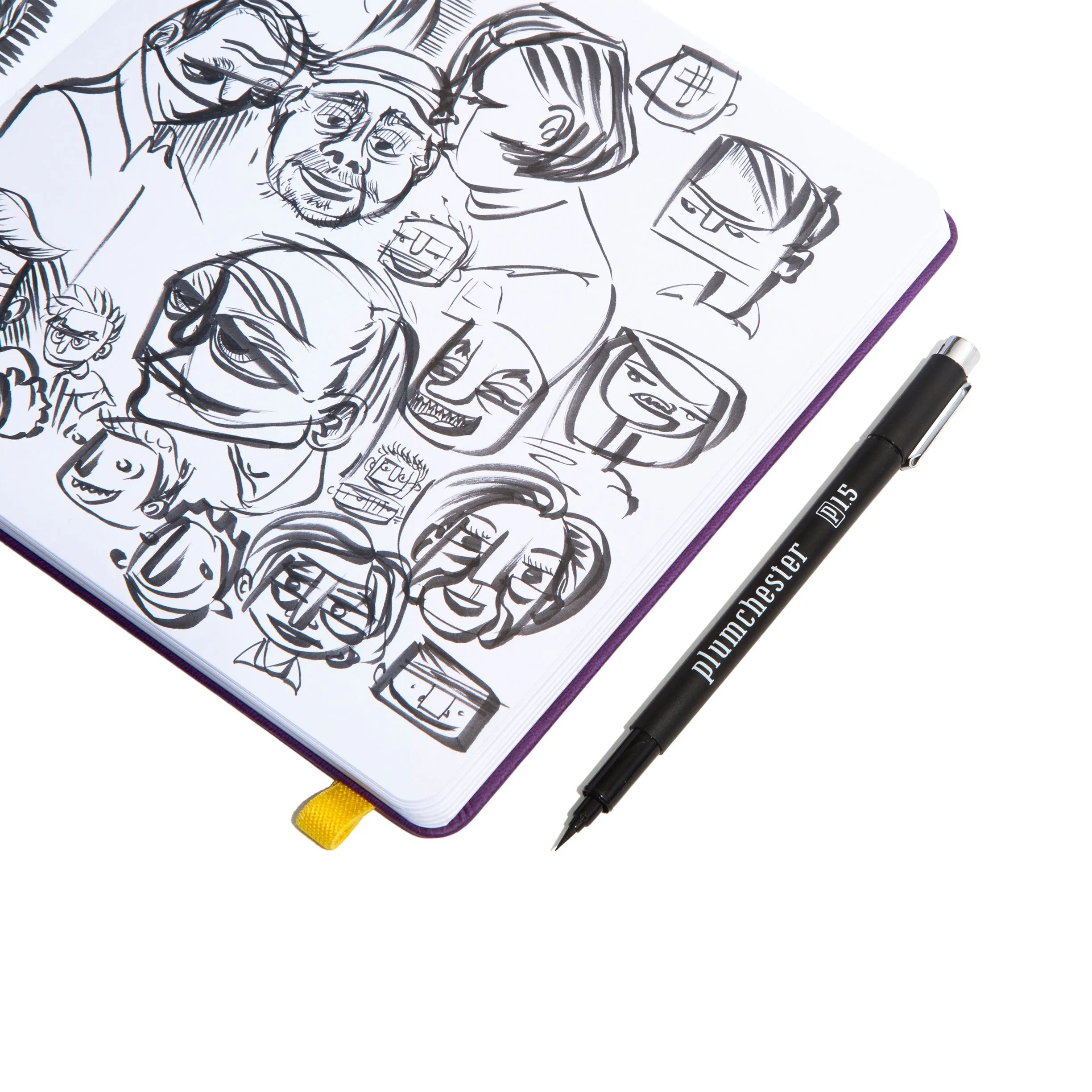 Plumchester 1.5 Fine Brush Pen
