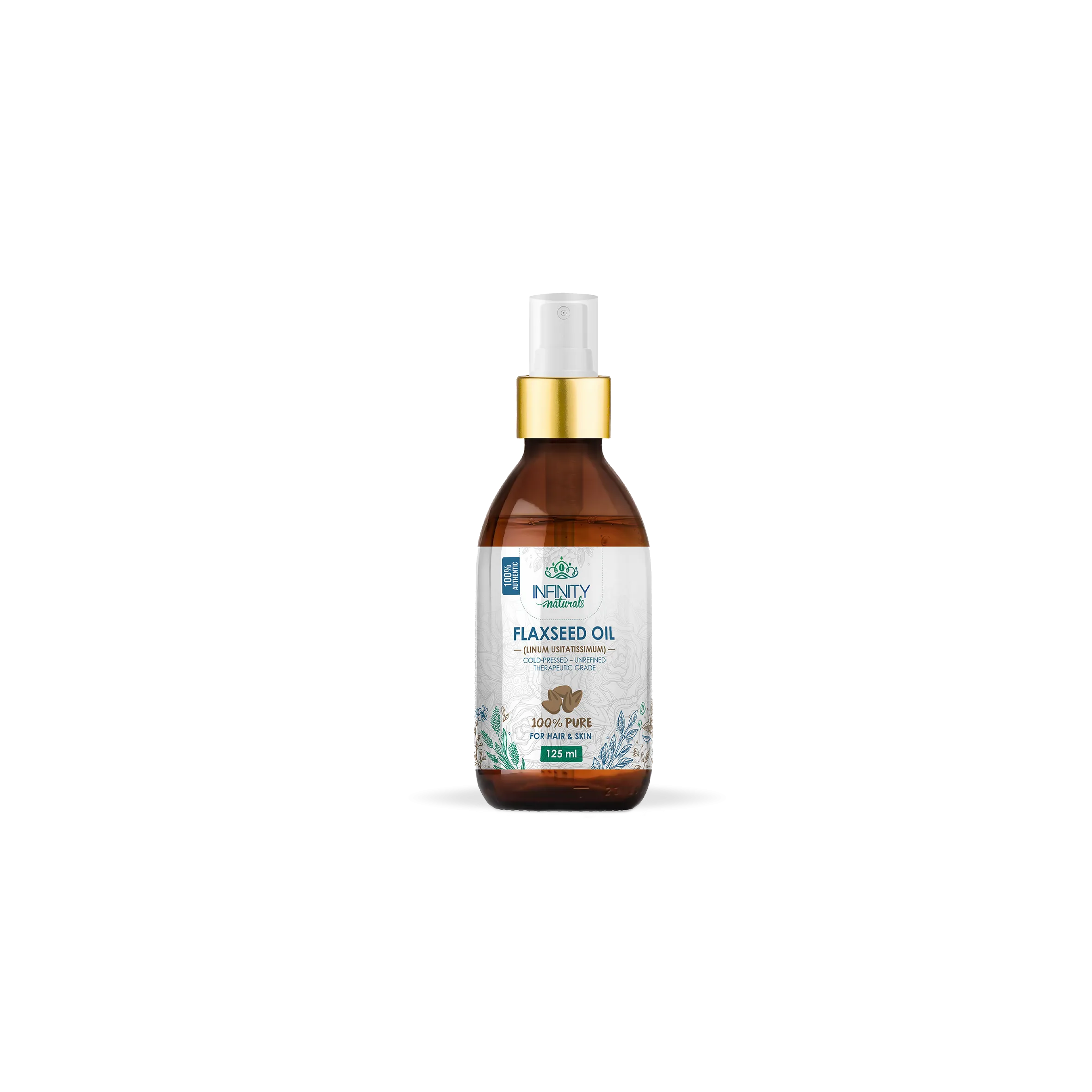 Pure Flaxseed Hair Oil