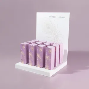 Purely Lashes Display Stand - Including Lash Growth Serums - 12 Pieces