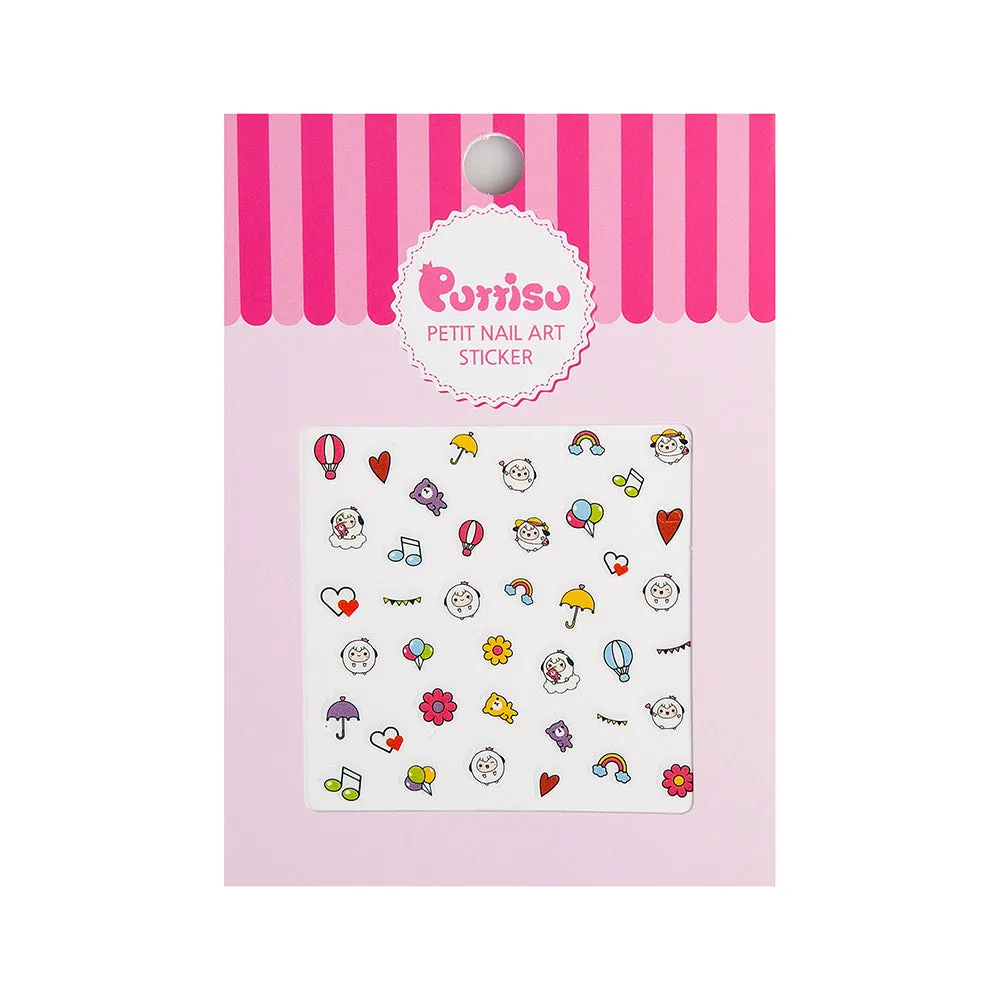 puttisu petit nail art sticker 02 happy picnic