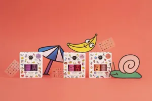 Set of 2 Nail Polishes   1 Nail Sticker- Assorted